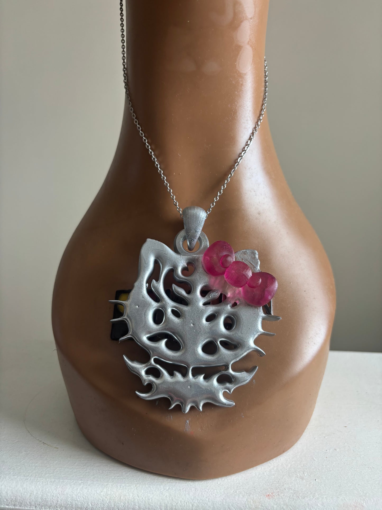 Hello KittyX Necklace