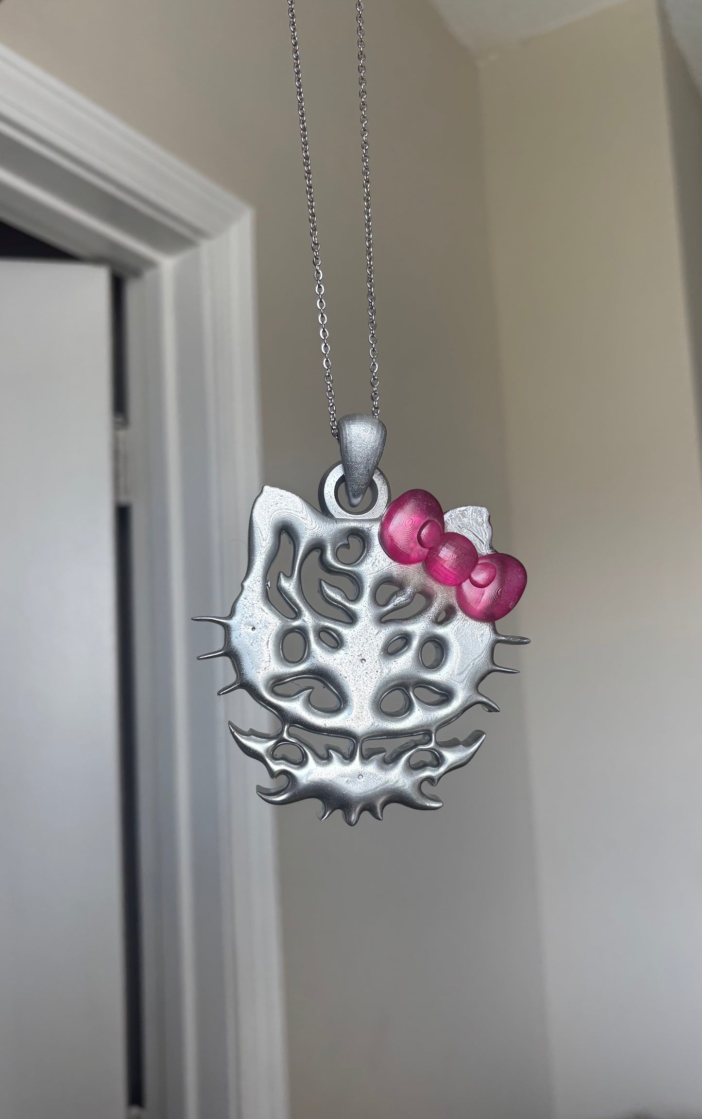 Hello KittyX Necklace