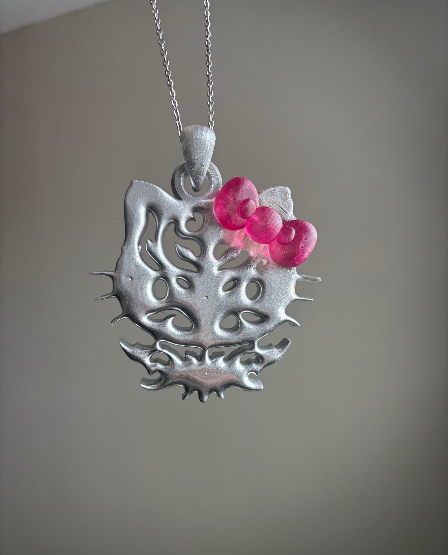 Hello KittyX Necklace