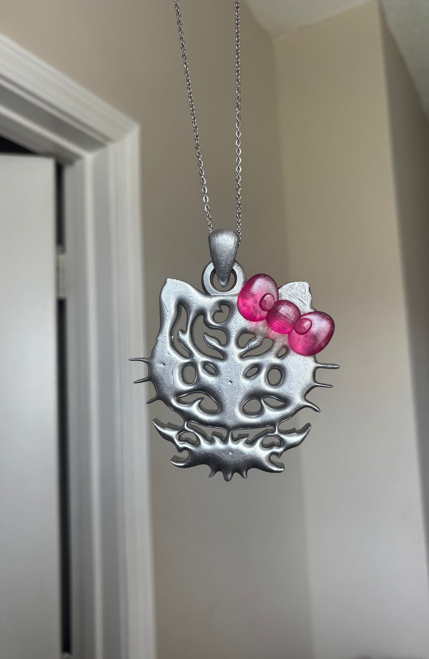 Hello KittyX Necklace
