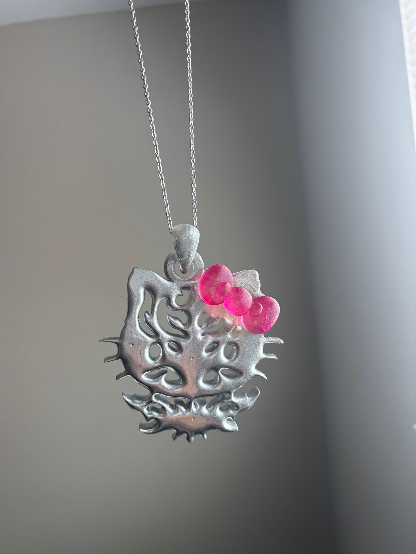 Hello KittyX Necklace